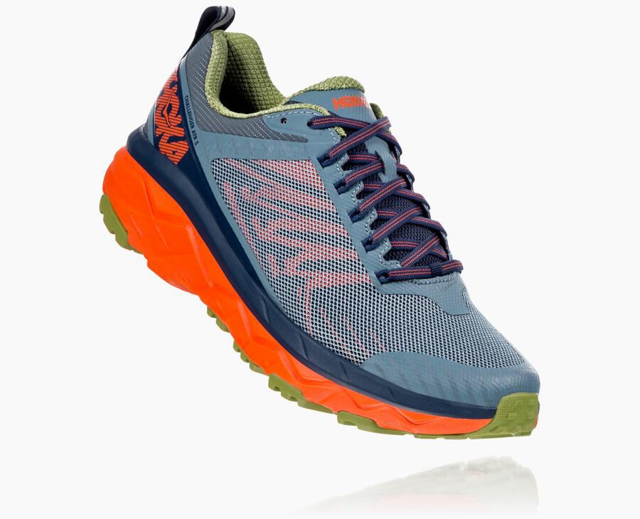 Hoka One One Challenger Atr 5 - Men Trail Shoes - Navy,Australia XTO-260574